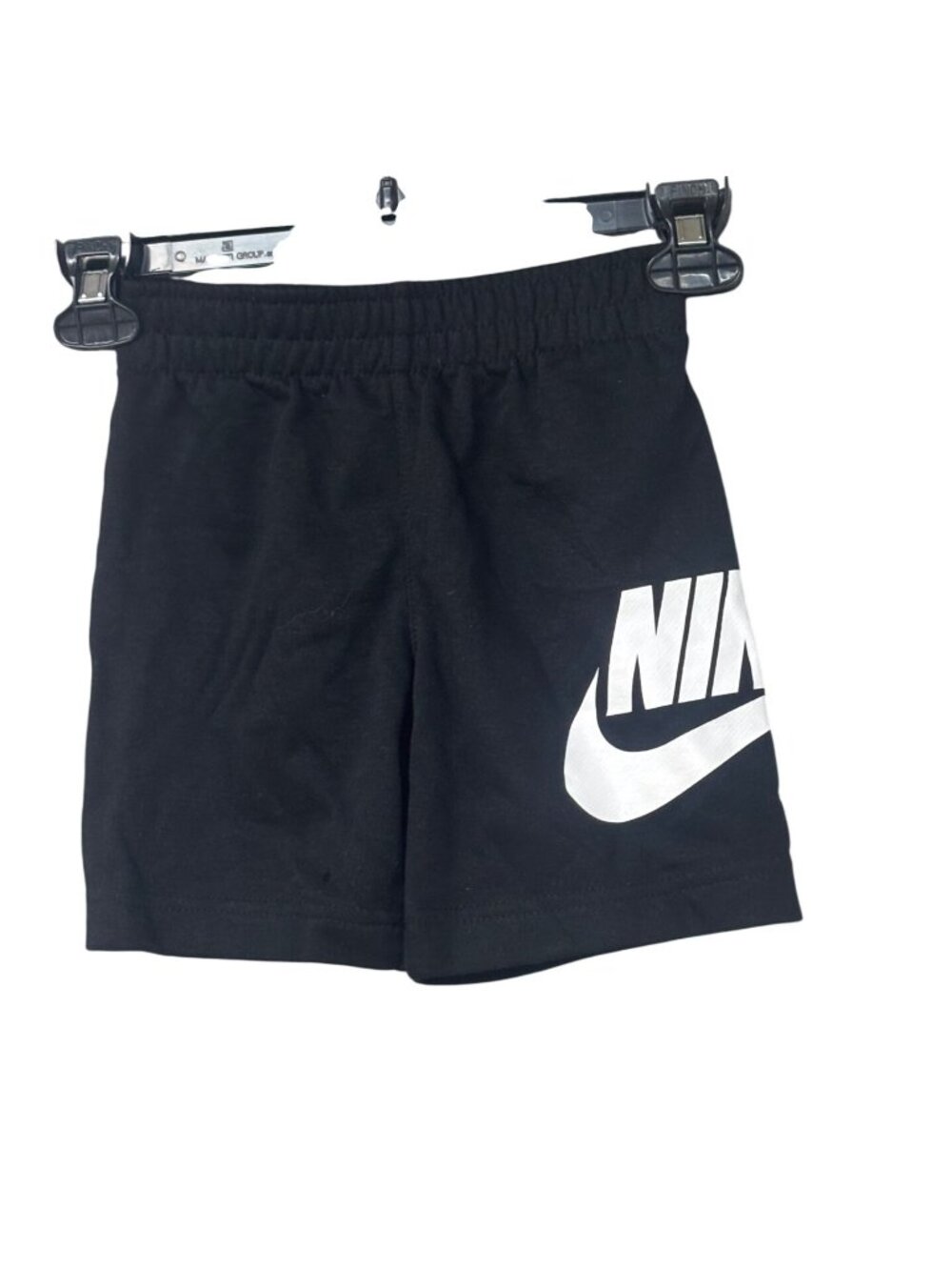 Nike Toddler Black Shorts With White Logo XS (3-4 years)-TORN